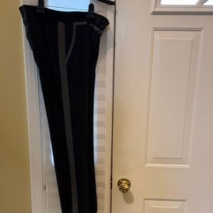 Women’s Black and Gray Dress Slacks in Size 6